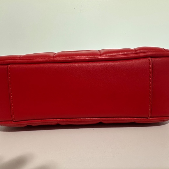 MICHAEL MICHAEL KORS Jet Set Medium Quilted Leather Crossbody Bag, Red - Picture 5 of 13